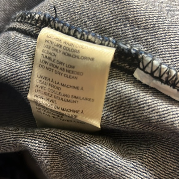 Izzie Cargo Denim Shacket / Jacket - Free People - Vintage Indigo Wash - L - Picture 11 of 12